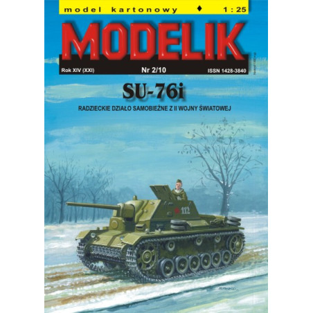MODELIK SU-76i (2/10) samohybné dělo