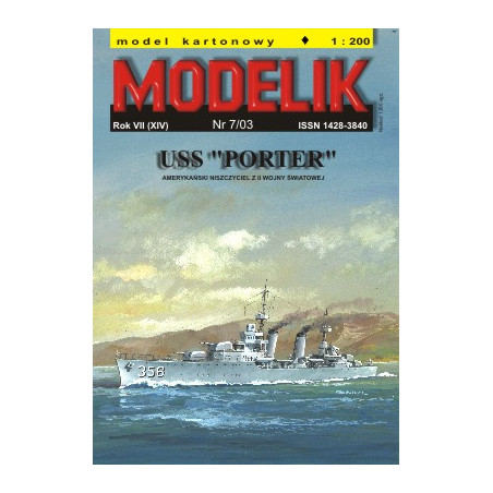 MODEL SHIP USS PORTER (7/03)