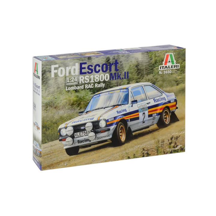 ITALERI 1/24 FORD ESCORT 1800 MK.II LOMBARD RAC RALLY (3650)