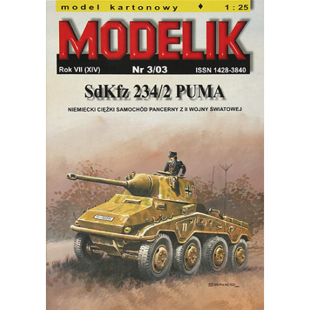 MODELIK SAMOT CAR SdKfz 234/2 PUMA (3/03)