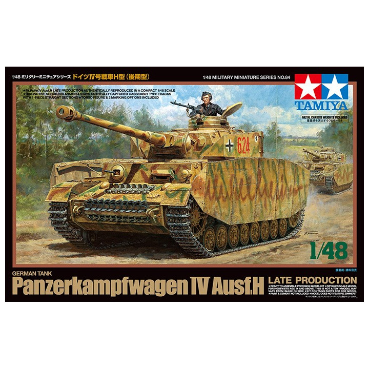 TAMIYA 1/48 PANZERKAMPHWAGEN IV Ausf.H   LATE PRODUCTION (32584)