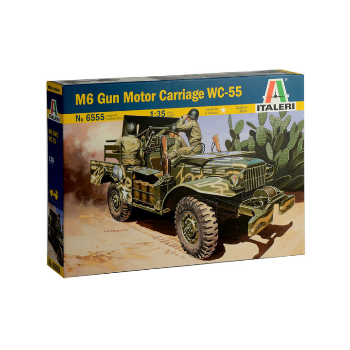 ITALERI 1/35 M6 GUN MOTOR CARRIAGE WC-55(6555)