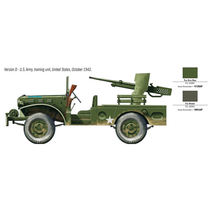 ITALERI 1/35 M6 GUN MOTOR CARRIAGE WC-55(6555)