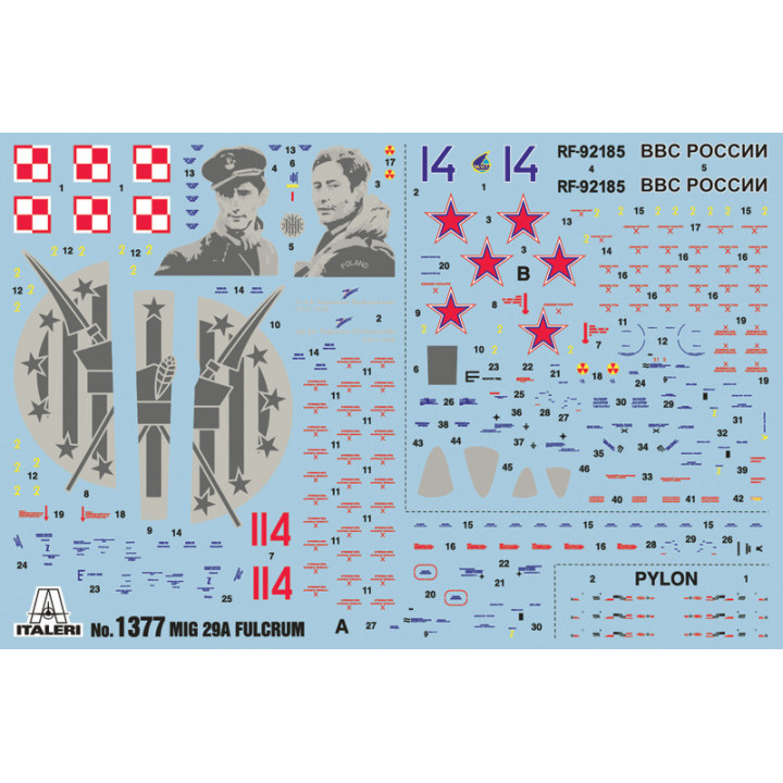 ITALERI 1/72 MIG 29 "FULCRUM" (1377)