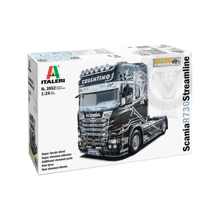 ITALERI 1/24 SCANIA R730 STREAMLINE SHOW TRUCK (3952)