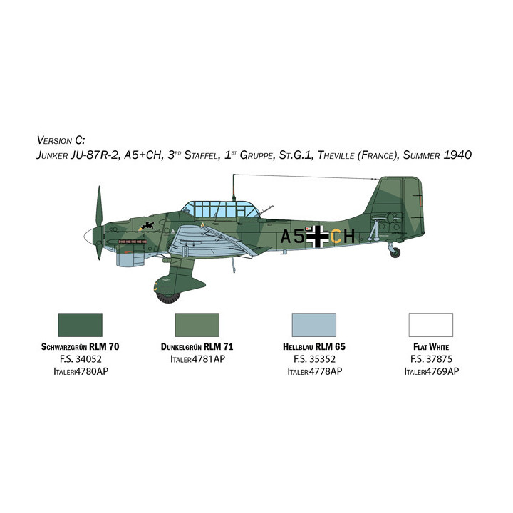 ITALERI 1/48 JUNKERS JU-87B STUKA "THE BATTLE OF BRITAIN" (2807)