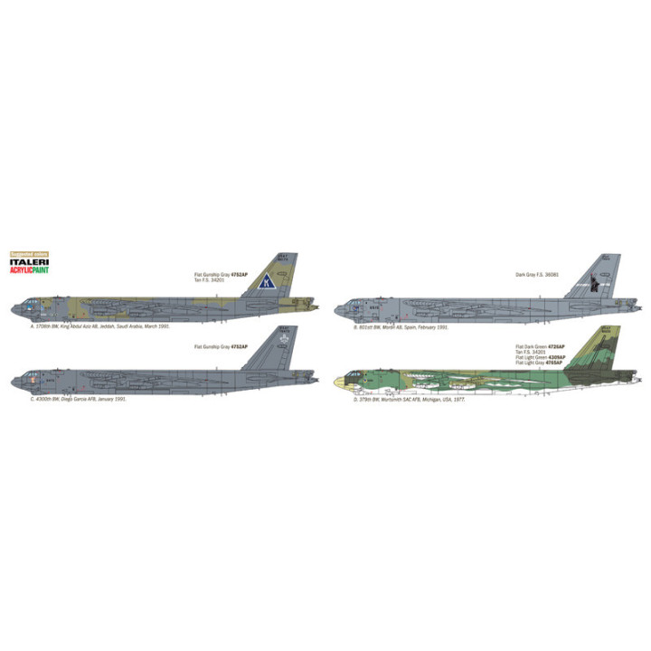 ITALERI 1/72 B-52G STRATOFORTRESS (1378)