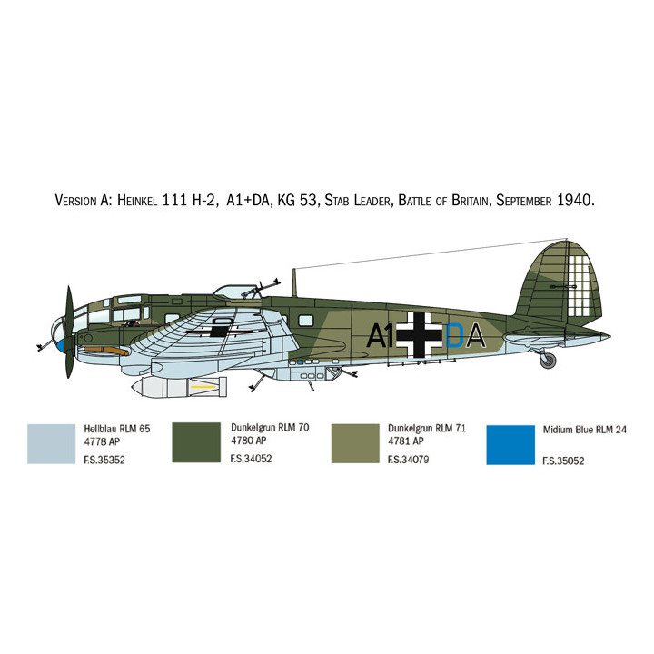 ITALERI 1/72 HEINKEL HE-111 (1436)