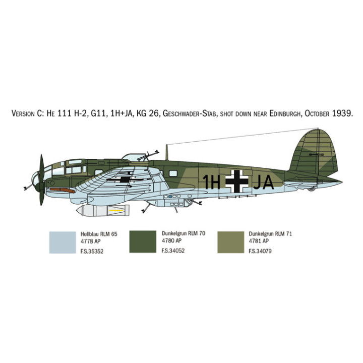 ITALERI 1/72 HEINKEL HE-111 (1436)
