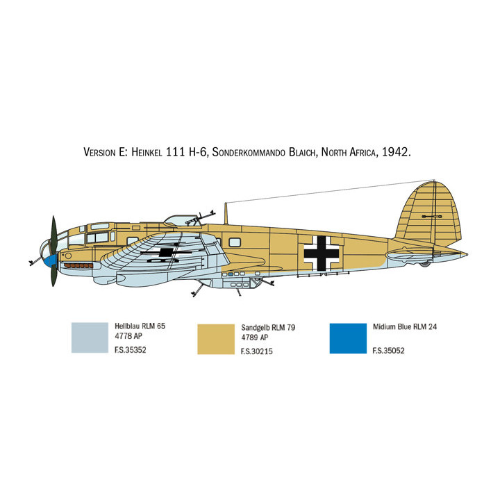 ITALERI 1/72 HEINKEL HE-111 (1436)