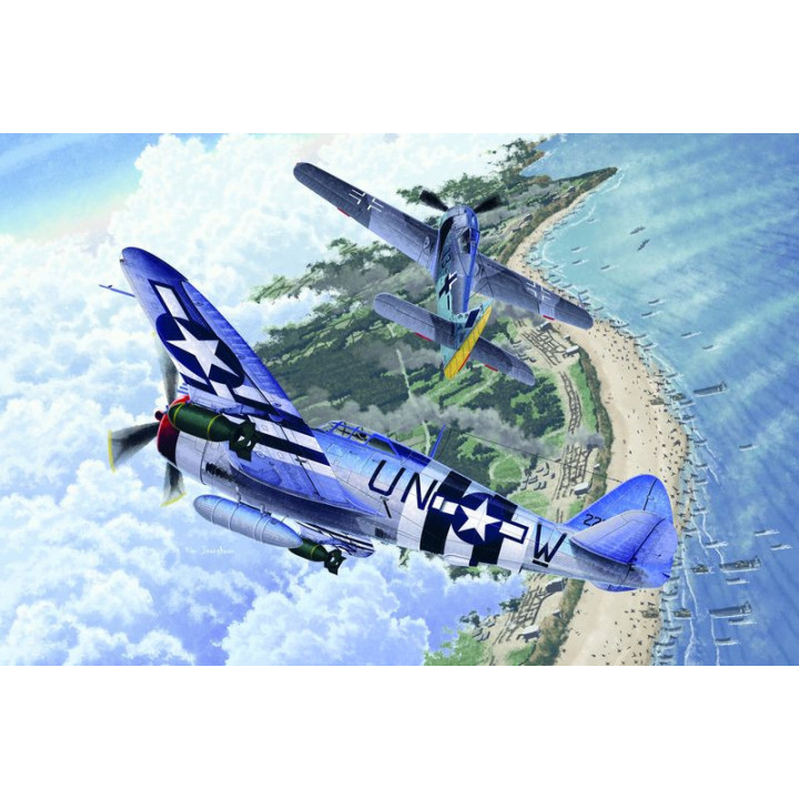 ACADEMY 1/72 FOCKE WULF FW 190A & P-47D THUNDERBOLT (12513)