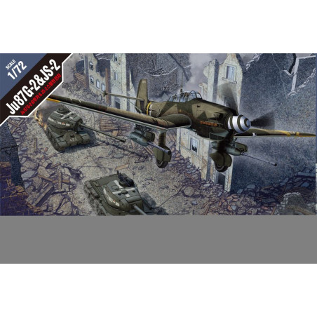 ACADEMY 1/72 JUNKERS 87G-2& JS-2 LIMITED (12539)