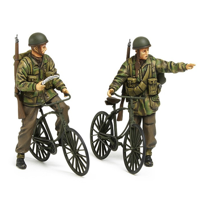 TAMIYA 1/35  BRITISH PARATROOPERS & BICYCLES SET (35333)