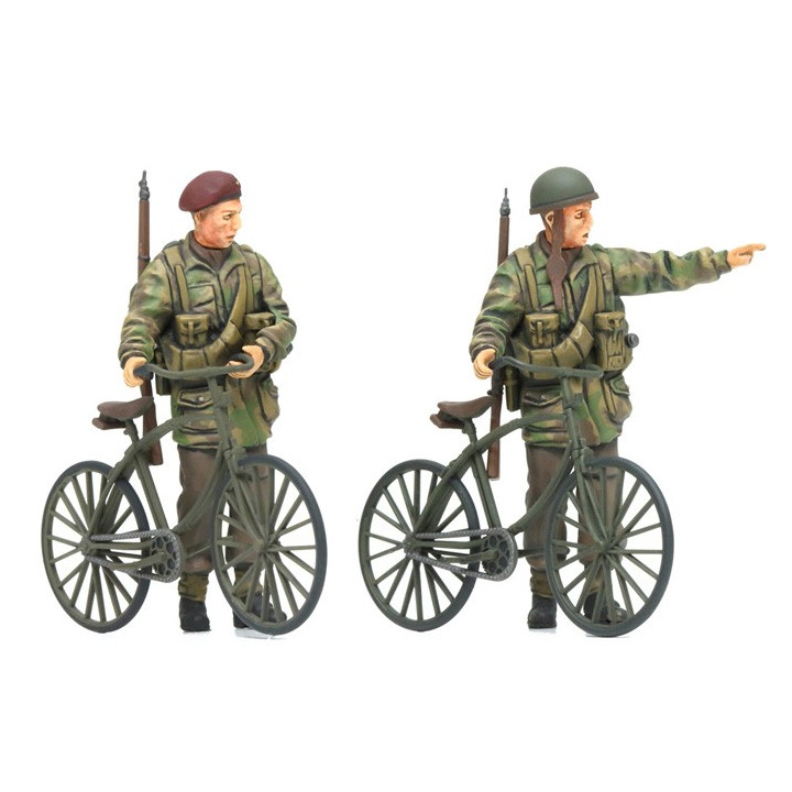 TAMIYA 1/35 BRITŠTÍ VÝSADKÁŘI A JÍZDNÍ KOLA (35333)