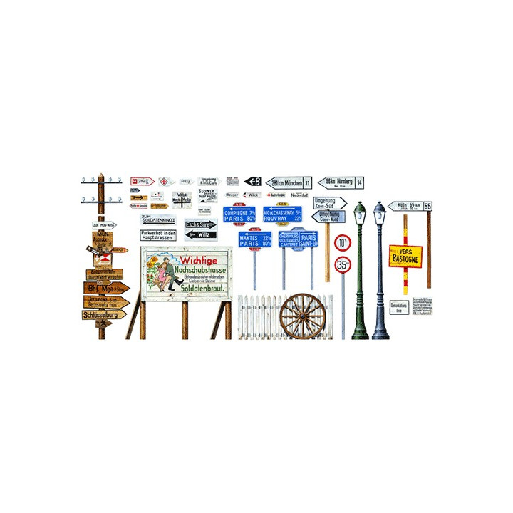 TAMIYA 1/48 ROAD SIGN SET 32509