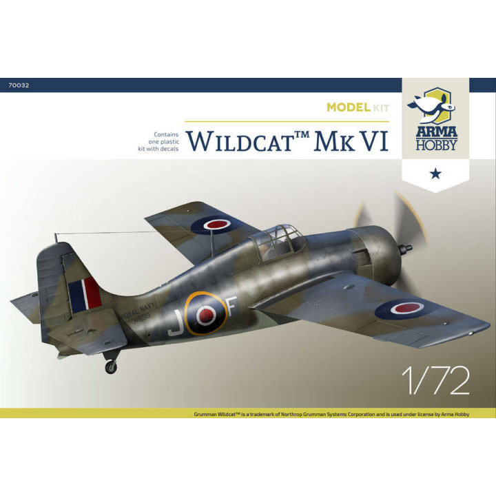ARMA HOBBY 1/72 WILDCAT MK.VI MODEL KIT (70032)