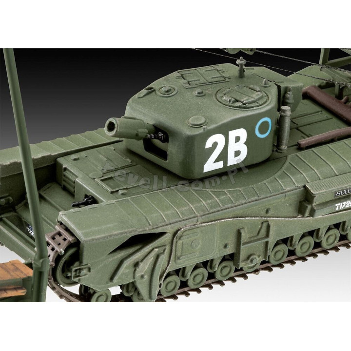 REVELL 1/76 CHURCHILL A.V.R.E. (03297)