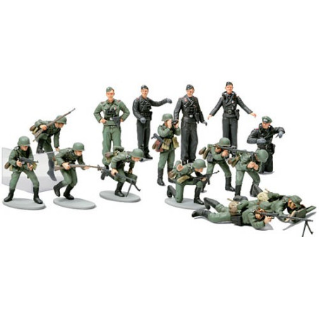 TAMIYA 1/48 GERMAN INFANTRY SET WWII     (32512)