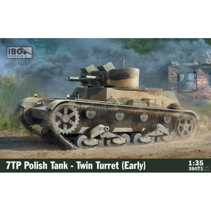 IBG 1/35 7TP POLSKÝ TANK S DVOJITOU VĚŽÍ (35071)
