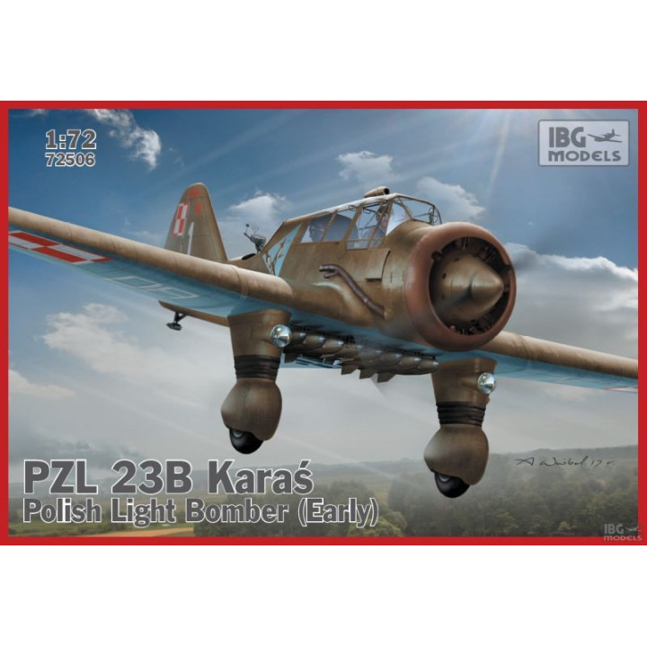IBG 1/72 PZL 23B KARAŚ POLSKÝ LEHKÝ BOMBARDÉR RANÁ VÝROBA (72506)