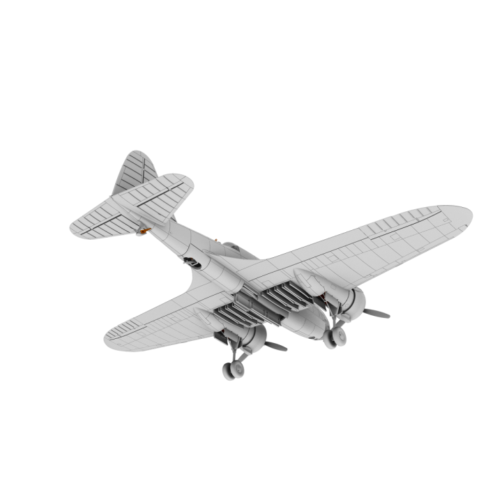 IBG 1/72 SAMOLOT ŁOŚ PZL 37A POLISH MEDIUM BOMBER (72511)