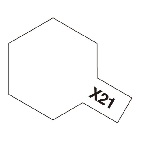 TAMIYA FARBA AKRYLOWA X-21 FLAT BASE 10ml (81521)