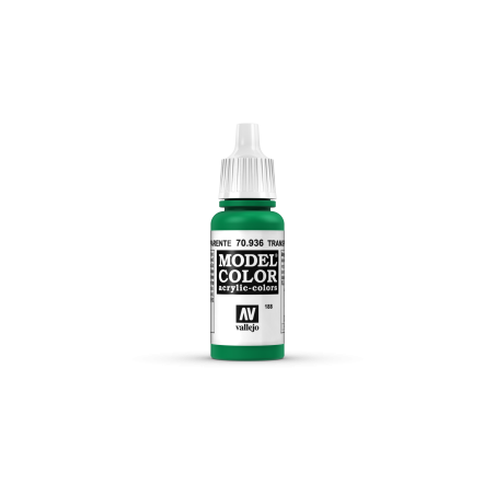 VALLEJO 188 MODEL COLOR TRANSPARENT GREEN (70936)