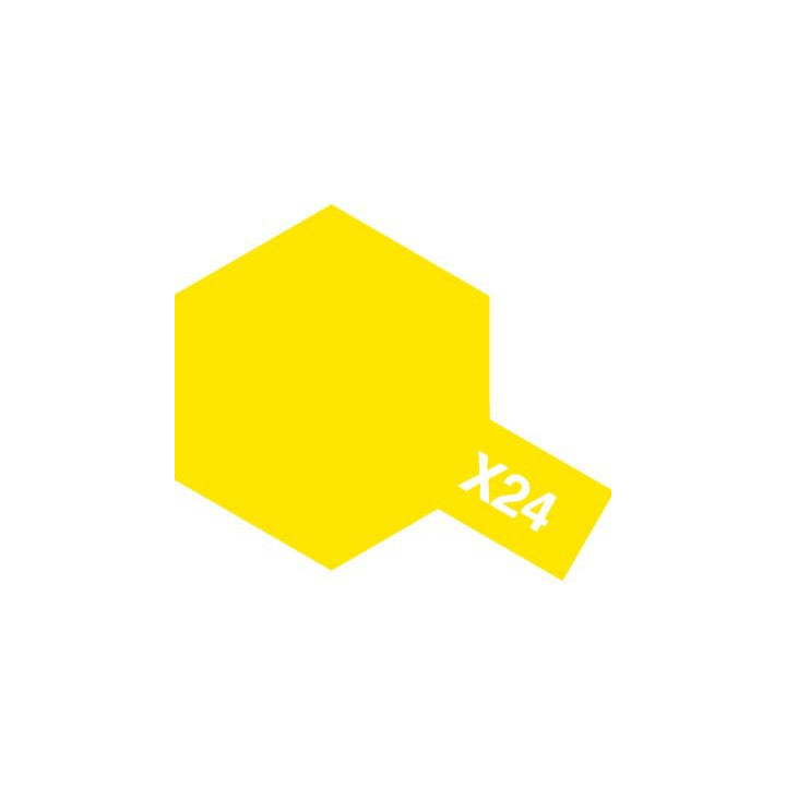 TAMIYA ACRYLIC PAINT X-24 CLEAR YELLOW 10ml (81524)