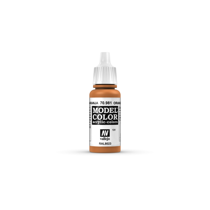 VALLEJO 131 MODEL COLOR ORANGE BROWN 17  ml (70981)