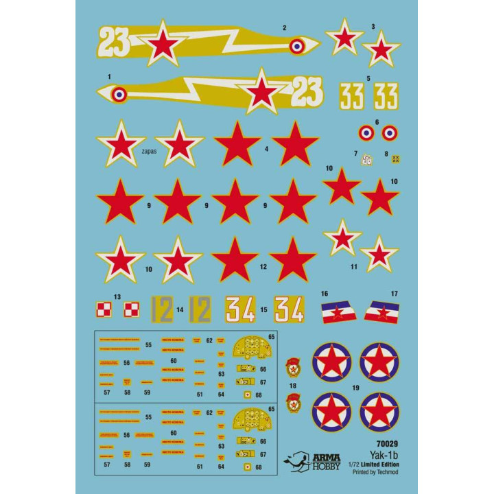 ARMA HOBBY 1/72 JAK-1b ALLIED FIGHTER (70029)