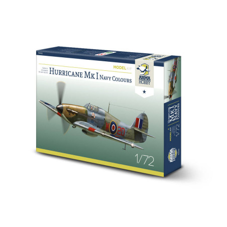 ARMA HOBBY 1/72 HURRICANE Mk I NAVY      COLOURS MODEL KIT (70022)