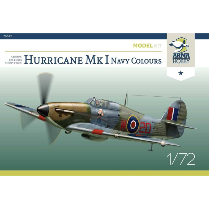 ARMA HOBBY 1/72 HURRICANE MK.I NAVY COLORS MODEL KIT (70022)