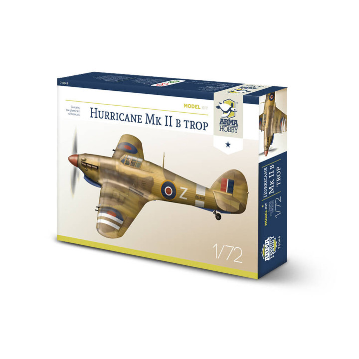 ARMA HOBBY 1/72 HURRICANE MK II B TROP MODEL KIT (70044)