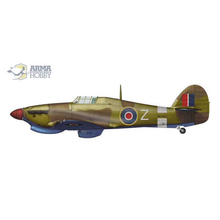 ARMA HOBBY 1/72 HURRICANE MK II B TROP MODEL KIT (70044)