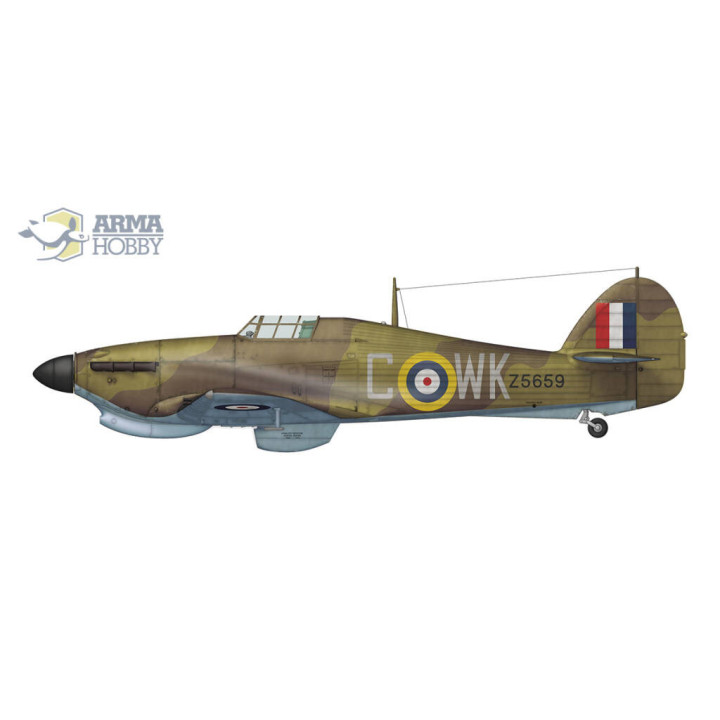 ARMA HOBBY 1/72 HURRICANE MK II B TROP MODEL KIT (70044)