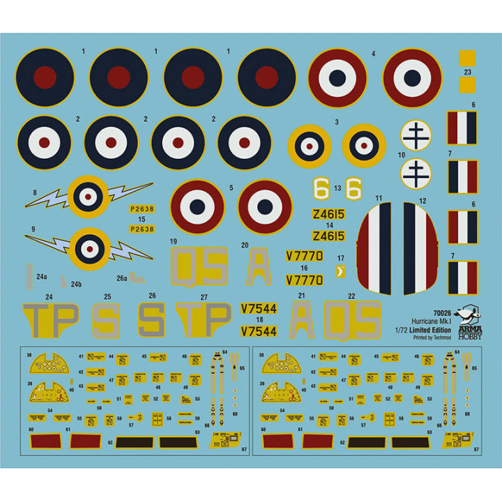 ARMA HOBBY 1/72 HURRICANE MK I TROP WESTERN DESERT (70026)