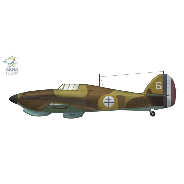 ARMA HOBBY 1/72 HURRICANE MK I TROP WESTERN DESERT (70026)