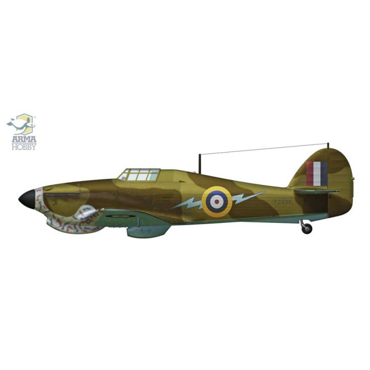 ARMA HOBBY 1/72 HURRICANE MK I TROP WESTERN DESERT (70026)
