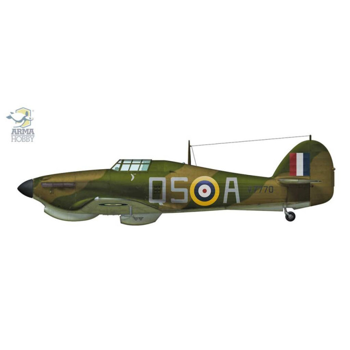 ARMA HOBBY 1/72 HURRICANE MK I TROP WESTERN DESERT (70026)