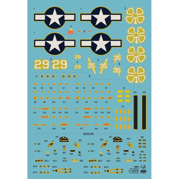 ARMA HOBBY 1/72 FM-2 WILDCAT - STAVEBNICE MODELU (70033)