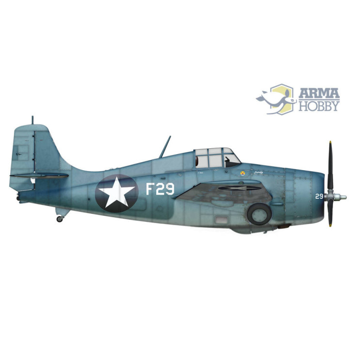 ARMA HOBBY 1/72 F4F-4 WILDCAT - STAVEBNICE MODELU (70048)