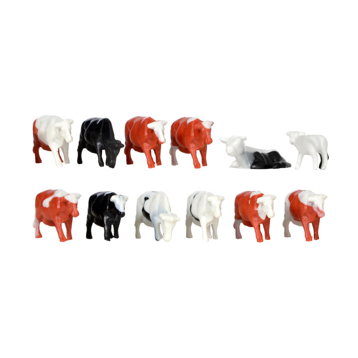 KIBRI 38152 H0 FIGURES - COWS