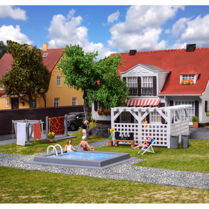 KIBRI 38148 H0 GARDEN ACCESSORIES