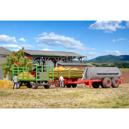 KIBRI 10908 H0 AGRICULTURAL TRAILERS ( 3 pieces )