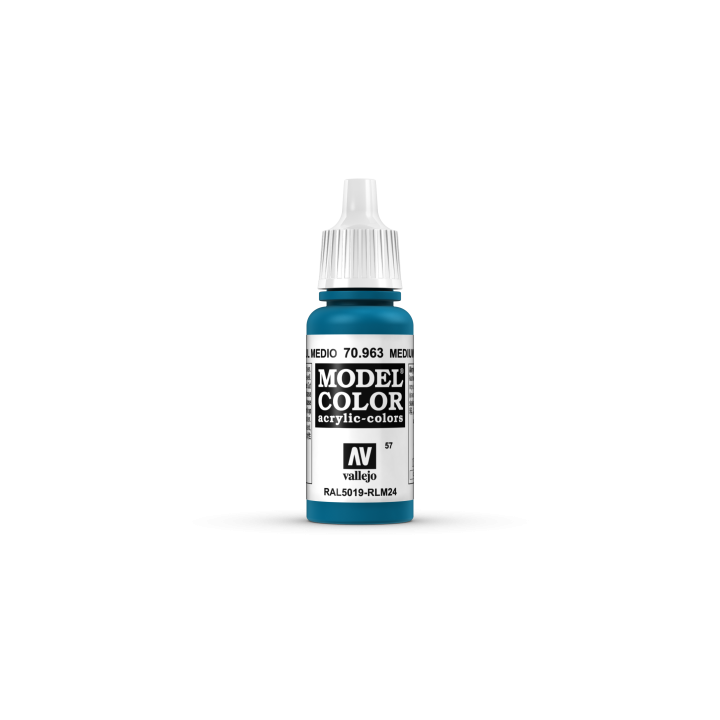 VALLEJO 057 MODEL COLOR MEDIUM BLUE 17   ml (70963)