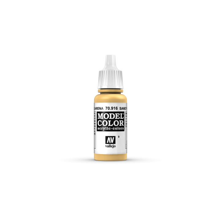 VALLEJO 009 MODEL COLOR SAND YELLOW 17   ml (70916)