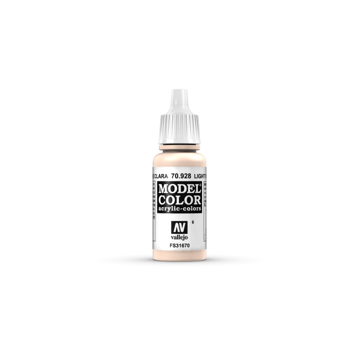 VALLEJO 006 MODEL COLOR LIGHT FLESH 17   ml (70928)