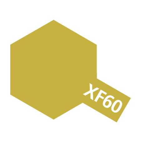 TAMIYA ACRYLIC PAINT XF-60 DARK YELLOW 10ml (81760)