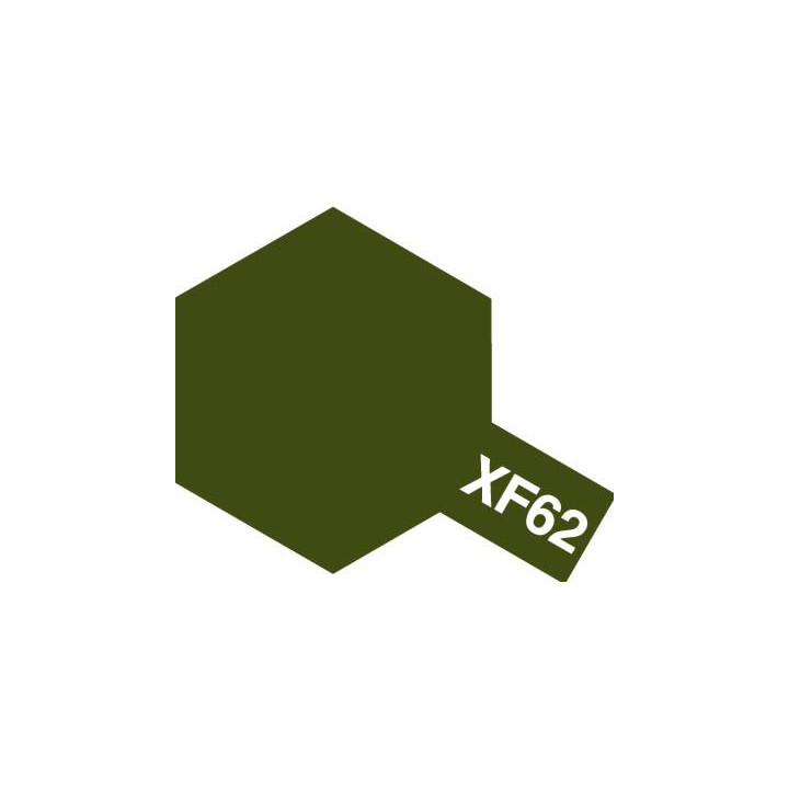 TAMIYA ACRYLIC PAINT XF-62 OLIVE DRAB 10ml (81762)