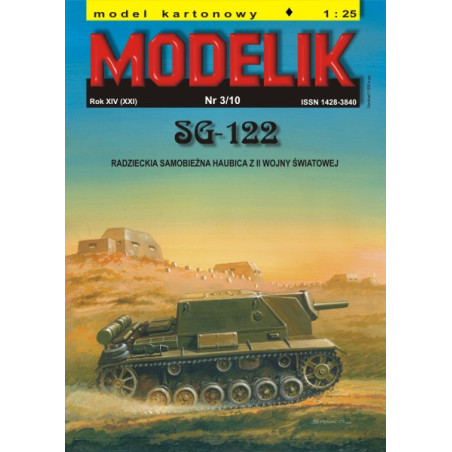 MODELIK SOVIET HOWITZER SG-122 (3/10)